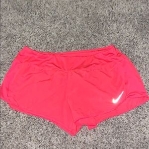 Pink Nike Dri-fit shorts